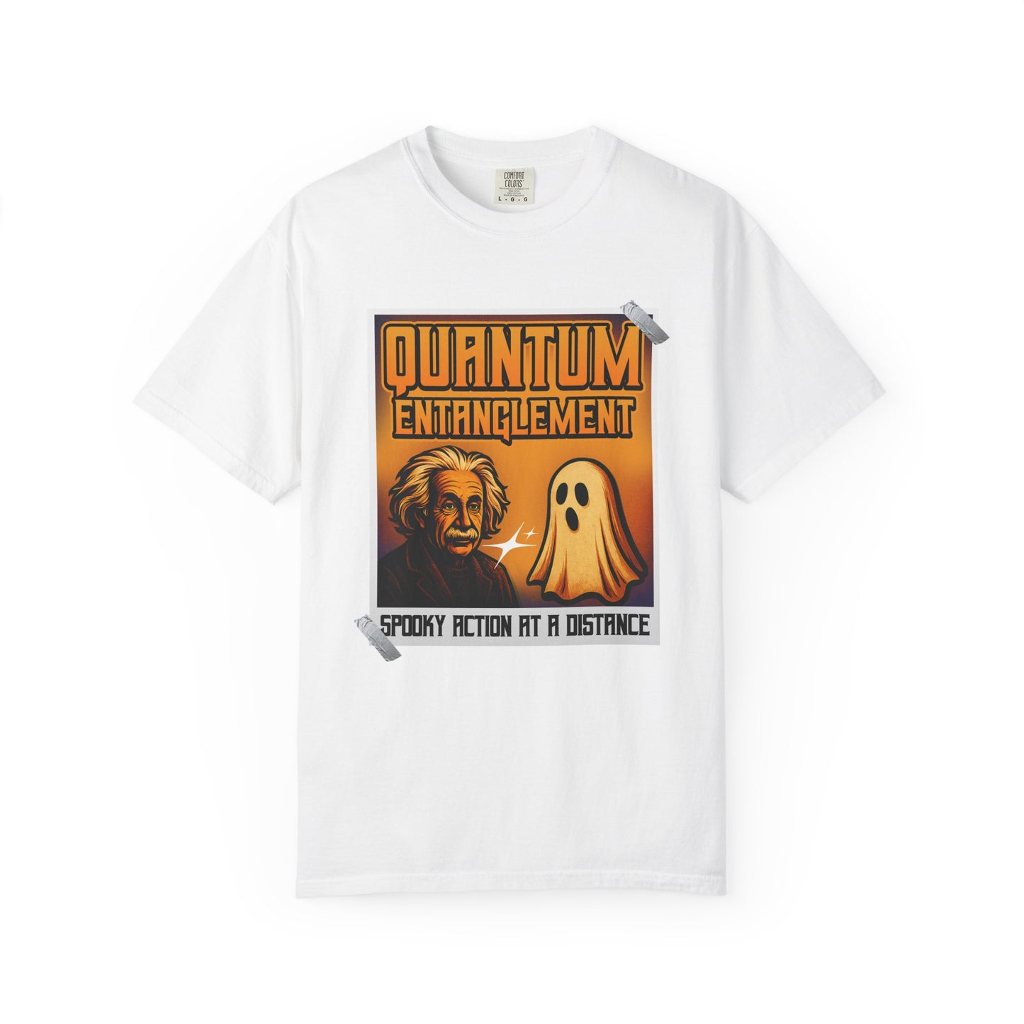 Spooky Action at a Distance quantum entanglement physics t-shirt