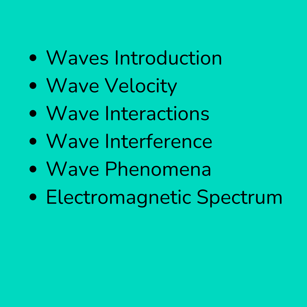 High School Physics Waves: Complete Slide Deck Bundle NGSS Aligned - Grades 9-12