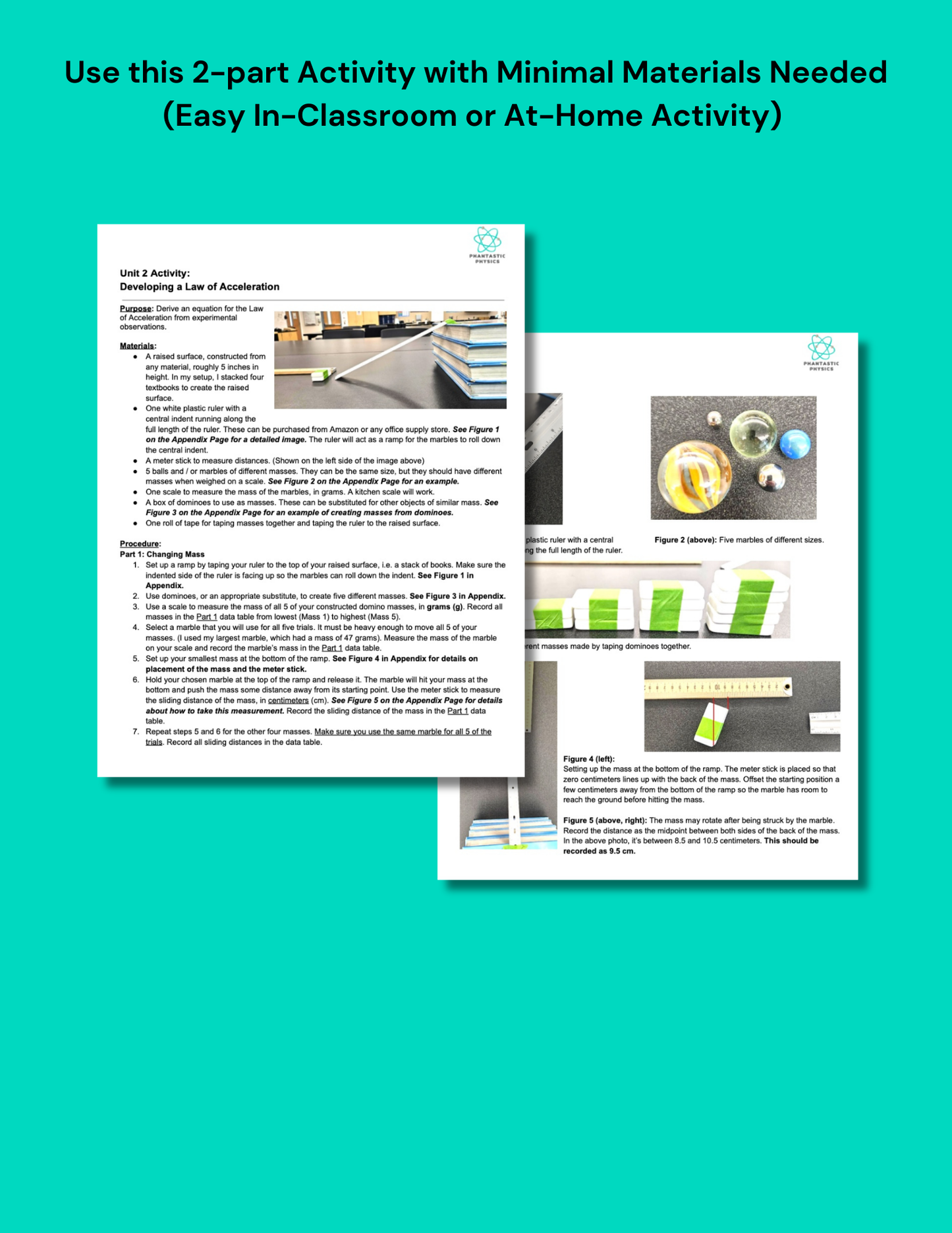 High School Physics: Law of Acceleration Activity (Grades 9-12, NGSS Aligned)