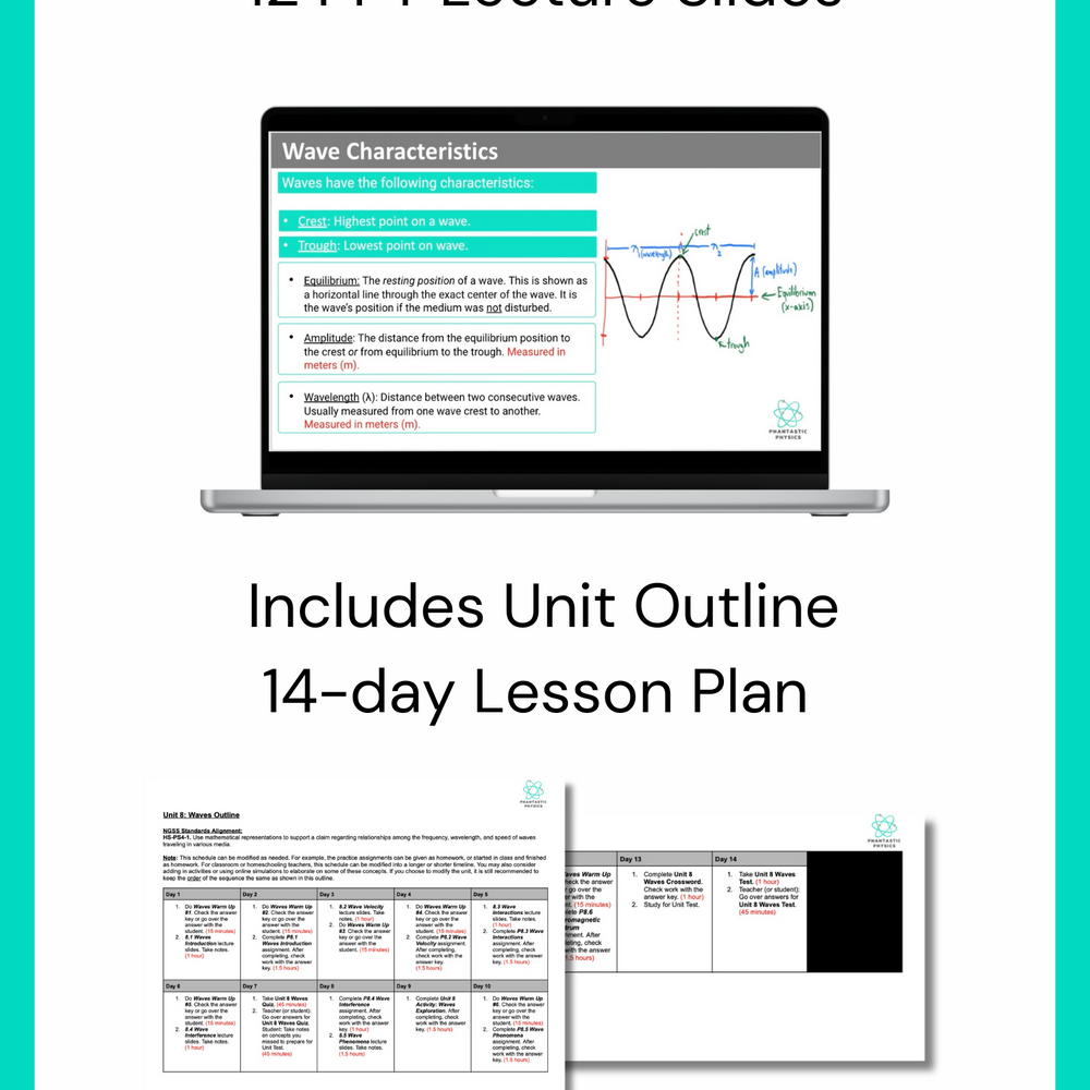 High School Physics: Waves Introduction Slide Deck - Grades 9-12, NGSS Aligned