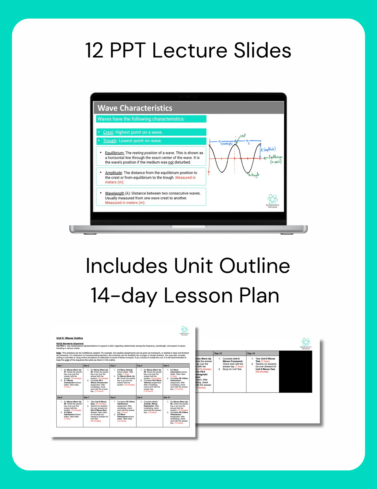 High School Physics: Waves Introduction Slide Deck - Grades 9-12, NGSS Aligned