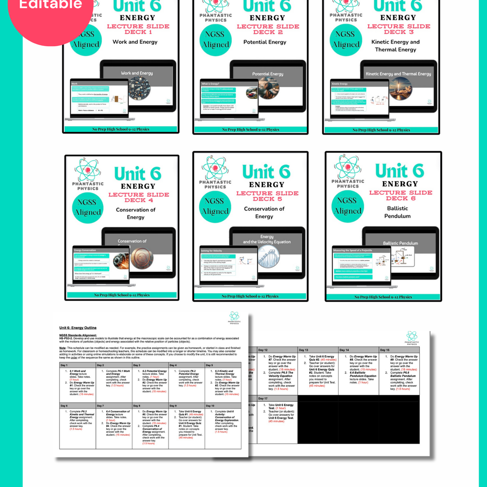 
                      
                        High School Physics Energy: Complete Slide Deck Bundle NGSS Aligned-Grades 9-12
                      
                    