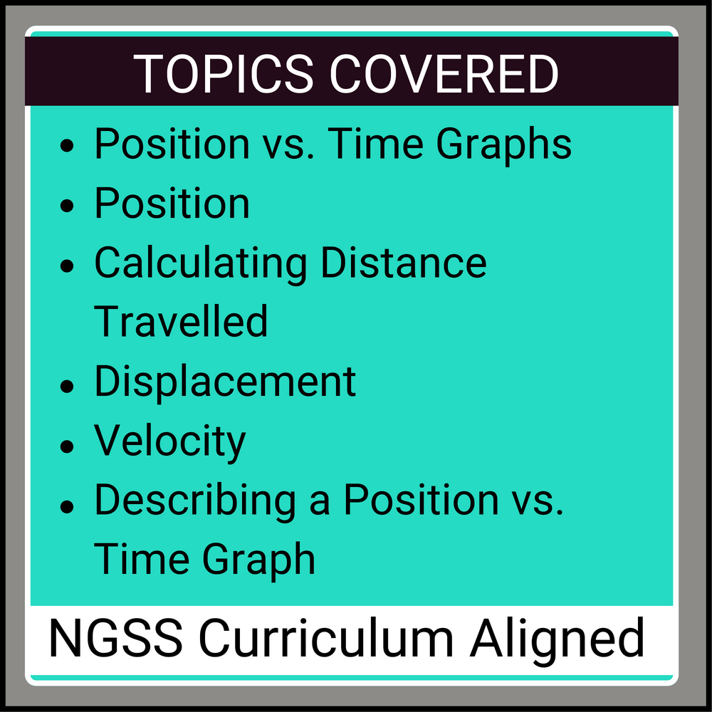 
                      
                        High School Physics: Graphing Motion Assignment (Grades 9-12, NGSS Aligned)
                      
                    