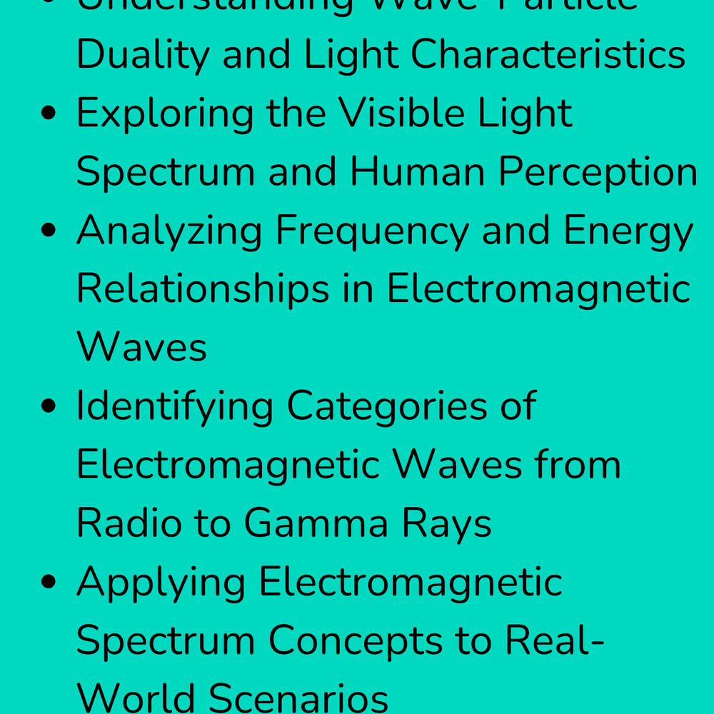 High School Physics: Electromagnetic Spectrum Slide Deck - Grades 9-12, NGSS