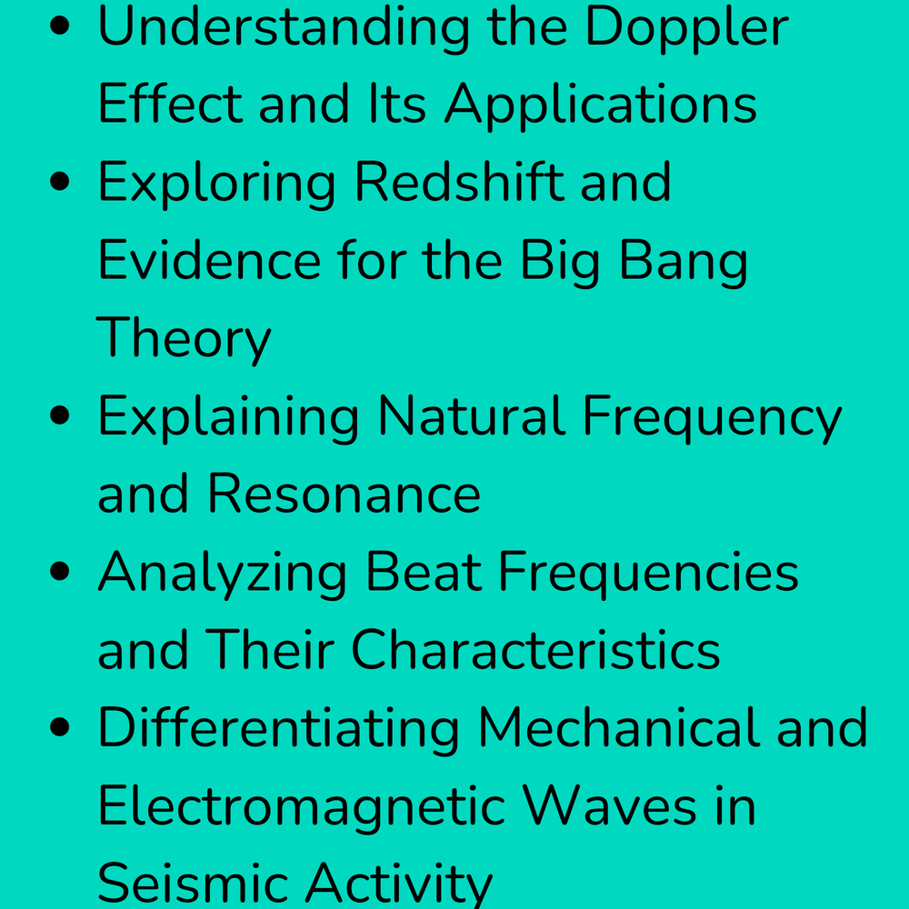 
                      
                        High School Physics: Wave Phenomena Assignment - Grades 9-12, NGSS Aligned
                      
                    