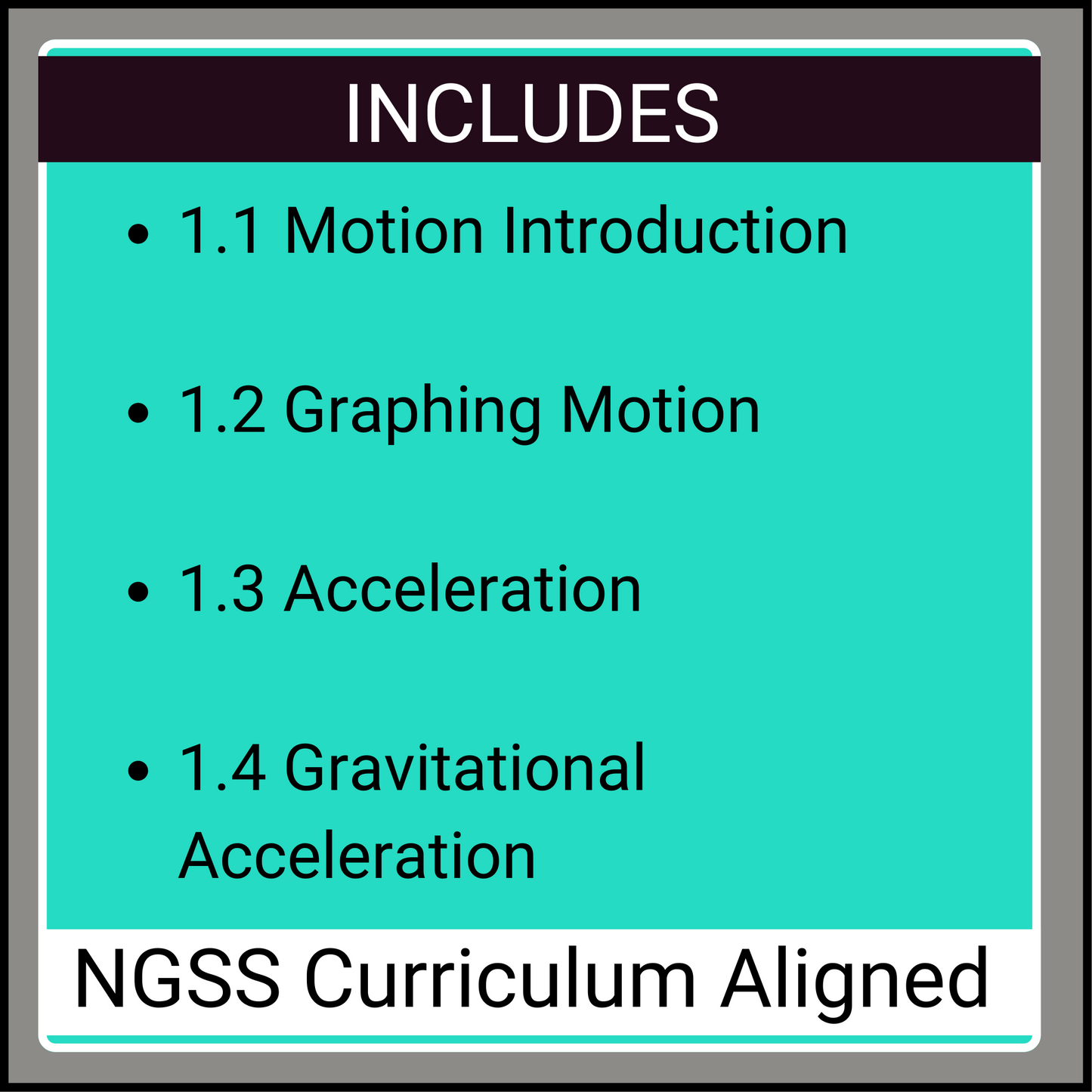 High School Physics: Complete Motion Unit Assignments Bundle-Grades 9-12, NGSS