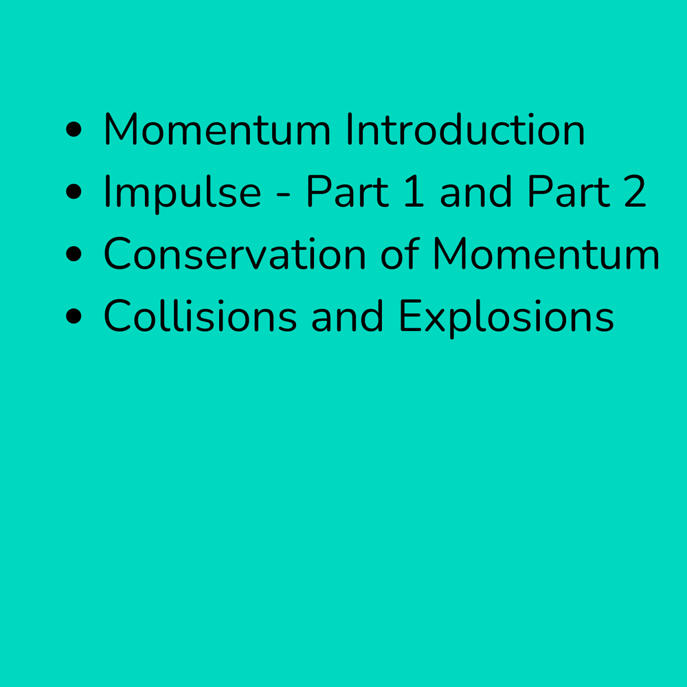 High School Physics Momentum: Complete Slide Deck Bundle NGSS-Aligned-Grades9-12