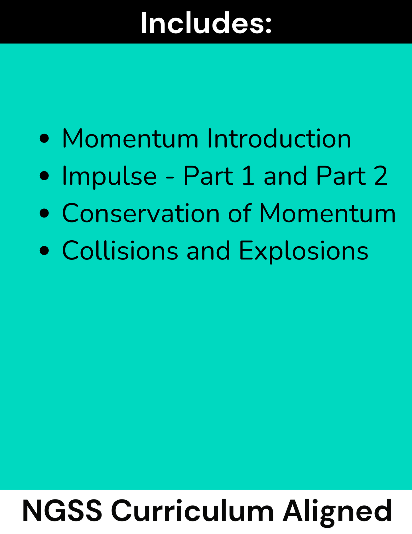 High School Physics Momentum: Complete Slide Deck Bundle NGSS-Aligned-Grades9-12