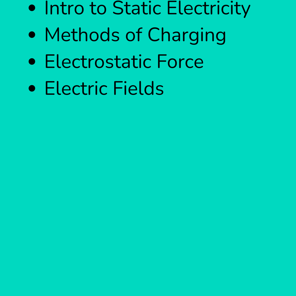 High School Physics Static Electricity: Complete Assignment Bundle NGSS Aligned