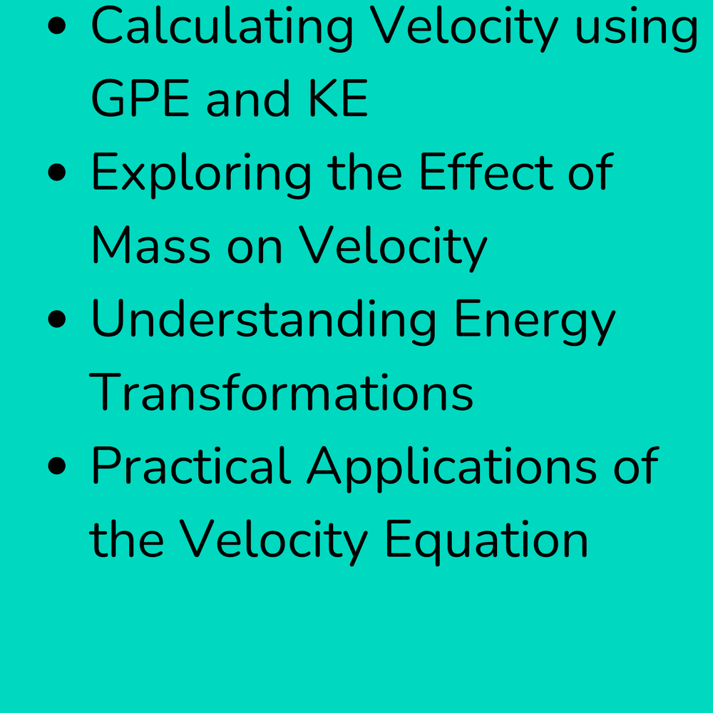 High School Physics: The Velocity Equation Assignment-Grades 9-12, NGSS Aligned