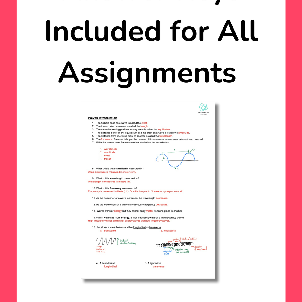 
                      
                        Complete High School Physics Assignments Bundle (NGSS Aligned, Grades 9-12)
                      
                    